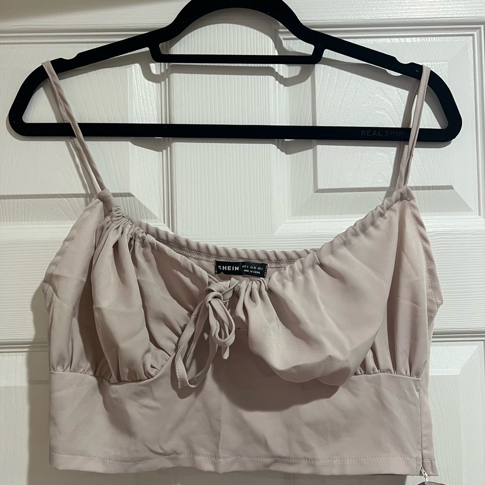 Shein Light Beige Tank Top